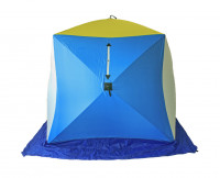 Палатка для зимней рыбалки Стэк Куб-2 трехслойная Long (дышащий верх)
