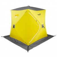 Палатка зимняя Helios HS-WSC-150YG Куб 1,5х1,5 желтый/серый 352154