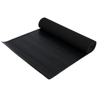 Противоскользящий резиновый коврик Vortex Пятачки 3 мм 1х10 м черный 22400