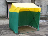 Палатка торговая 1,5х1,5 P(кабриолет) (2 места)