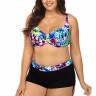 Раздельный купальник plus size: лиф и шортики