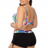 Раздельный купальник plus size: лиф и шортики