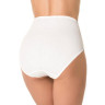 Трусы с высокой линией талии из мягкого перфорированного хлопка