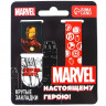 Открытка с магнитными закладками  Настоящему герою , MARVEL, 3 шт.