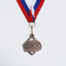 Медаль призовая 191, d= 4 см. 3 место. Цвет бронза. С лентой