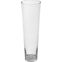 Ваза для цветов;стекло;D=13,H=40см;прозр.