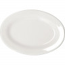 Блюдо «Кунстверк» овальное;фарфор;,H=15,L=200,B=140мм;белый