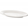 Блюдо «Кунстверк» овальное;фарфор;,H=15,L=200,B=140мм;белый