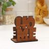 Салфетница деревянная  HOME , 12x8x11,9 см, цвет коричневый