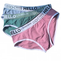 Набор из 3 трусов-брифов в тонкую полоску