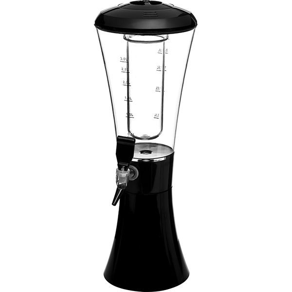 Башня пивная с емкостью для льда;пластик;3л 