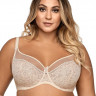 Комфортный бюстгальтер plus size на косточках с боковыми поддержками