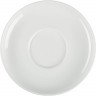 Белое блюдце «Принц» (диаметр 14,5 см)