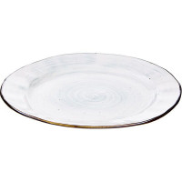 Тарелка «Пастораль» с зелеными вкраплениями