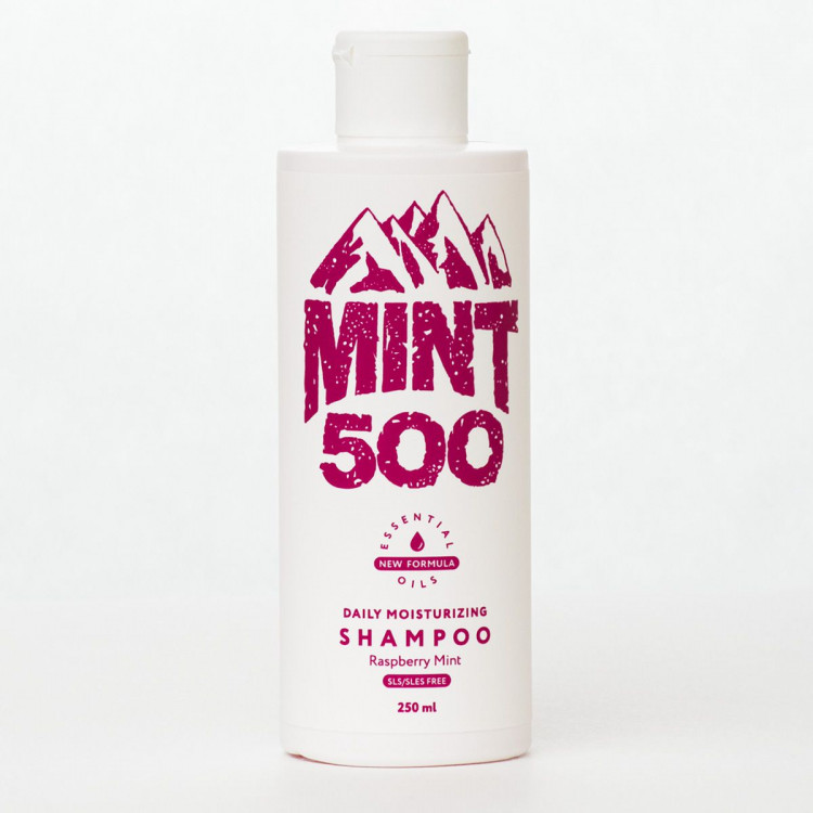 Увлажняющий шампунь Mint500 Daily Moisturising SLS Free Shampoo Raspberry Mint - 250 мл. 