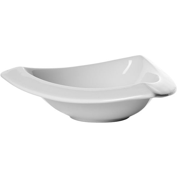 Салатник «Кунстверк» треугольный;фарфор;220мл;,H=40,L=165,B=165мм;белый 