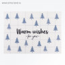Новый год. Новогодняя салфетка на стол Warm wishes, 40х29 см