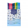 Фломастеры 18 цветов HappyColor, на водной основе, в пластиковом пенале, МИКС