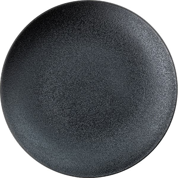 Черная тарелка «Кунстверк Блэк» (диаметр 23 см) 