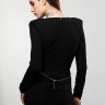 Серебристый ошейник с цепочками Desir Metallique Collar