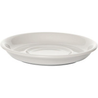 Блюдце «Америка»;фарфор;D=150/65,H=20мм;белый