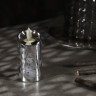 Светодиодная фигура «Серебристая свеча со снеговиком» 5 × 9 × 5 см, пластик, батарейки AG13х3 (в комплекте), свечение тёплое белое