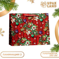Новый год. Пакет ламинированный горизонтальный  Вязанка ,49 х 40 х 19 см.