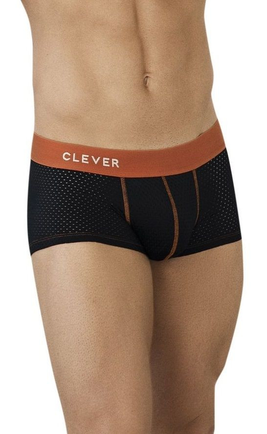 Черные перфорированные трусы-хипсы Line Latin Boxer 