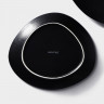 Блюдо фарфоровое для подачи Magistro Carbon, 21×18,5см, цвет чёрный