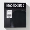 Блюдо фарфоровое для подачи Magistro Carbon, 21×18,5см, цвет чёрный