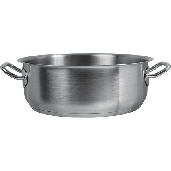 Кастрюля без крышки;сталь нерж.;8л;D=32/29,H=12см;металлич. 
