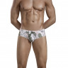 Белые плавки с принтом в виде карт Calipso Swimsuit Brief