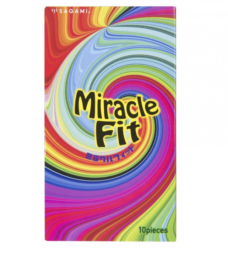 Презервативы Sagami Miracle Fit - 10 шт. 