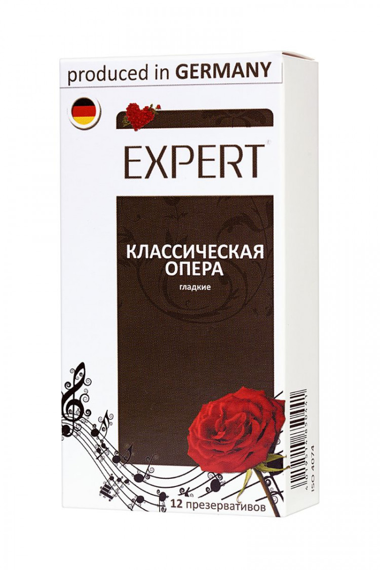 Гладкие презервативы Expert  Классическая опера  - 12 шт. 