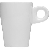 Чашка кофейная «Кунстверк»;фарфор;80мл;D=52,H=70,L=75мм;белый