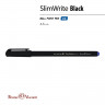 Ручка шариковая SlimWrite. BLACK, стержень синий, узел 0.5 мм