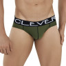 Мужские трусы брифы хаки Clever URI BRIEF 103610