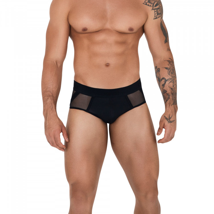 Черные мужские трусы-джоки Caspian Jockstrap 