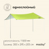 Тент туристический Maclay, 300х295 см
