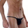 Черные мужские трусы-танга на застежках Черные мужские трусы-танга на застежках