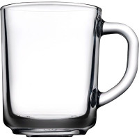 Кружка «Паб»;стекло;250мл;D=75,H=90,L=103мм;прозр.