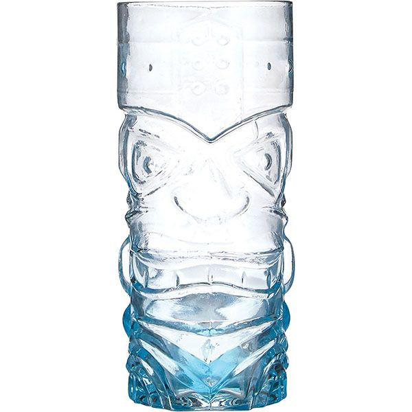 Стакан для коктейлей «Тики»;стекло;465мл;D=73,H=165мм;голуб. 