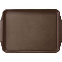 Коричневый прямоугольный поднос «Проотель» (45х32 см)