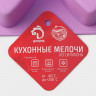 Форма для выпечки Доляна «Сердце», силикон, 31×16 см, 8 ячеек (7×6,8 см), цвет МИКС