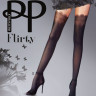 Колготки с имитацией чулок на ажурной резинке Flirty