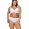 Элегантный бюстгальтер plus size с уплотненными чашками из нежной микрофибры Элегантный бюстгальтер plus size с уплотненными чашками из нежной микрофибры