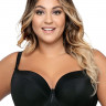 Элегантный бюстгальтер plus size с уплотненными чашками из нежной микрофибры Элегантный бюстгальтер plus size с уплотненными чашками из нежной микрофибры