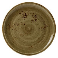 Блюдо для пиццы «Крафт Браун»;фарфор;D=31,H=2см;коричнев.