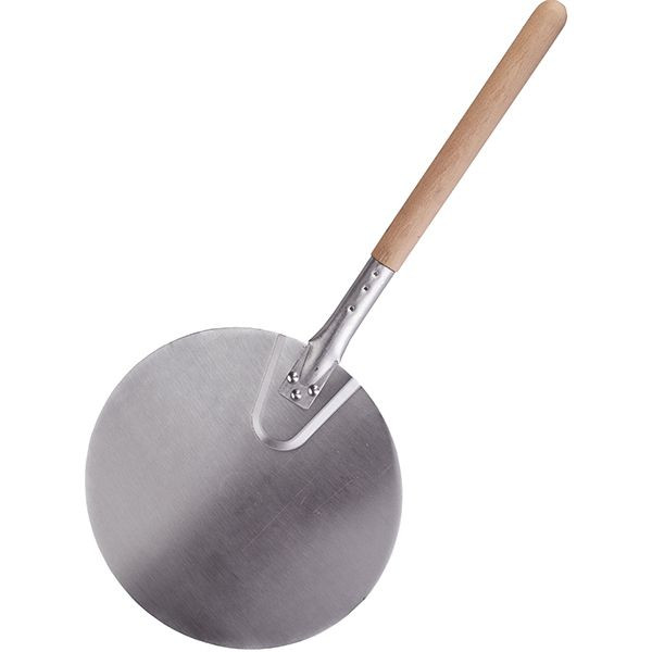 Лопата для пиццы;алюмин.,дерево;D=30,L=67см 