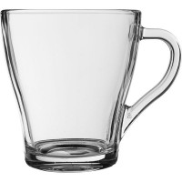 Чашка чайная «Грация»;стекло;250мл;D=84,H=95мм;прозр.